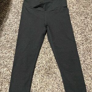 Fabletics charcoal grey capri leggings